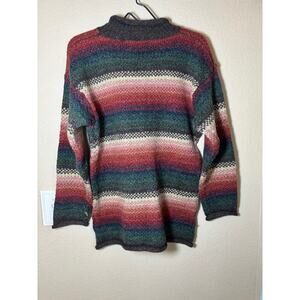 Carolyn Taylor Vintage 90s knitted wool blend sweater oversized size small